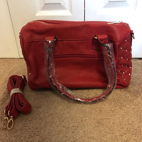 NEW Red Embellished Handbag - Picture 4 of 5